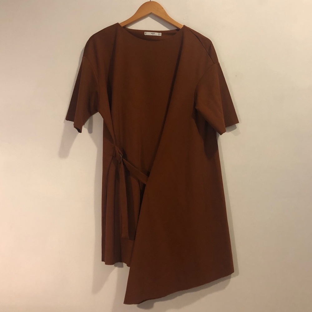 Rust Asymmetrical Dress